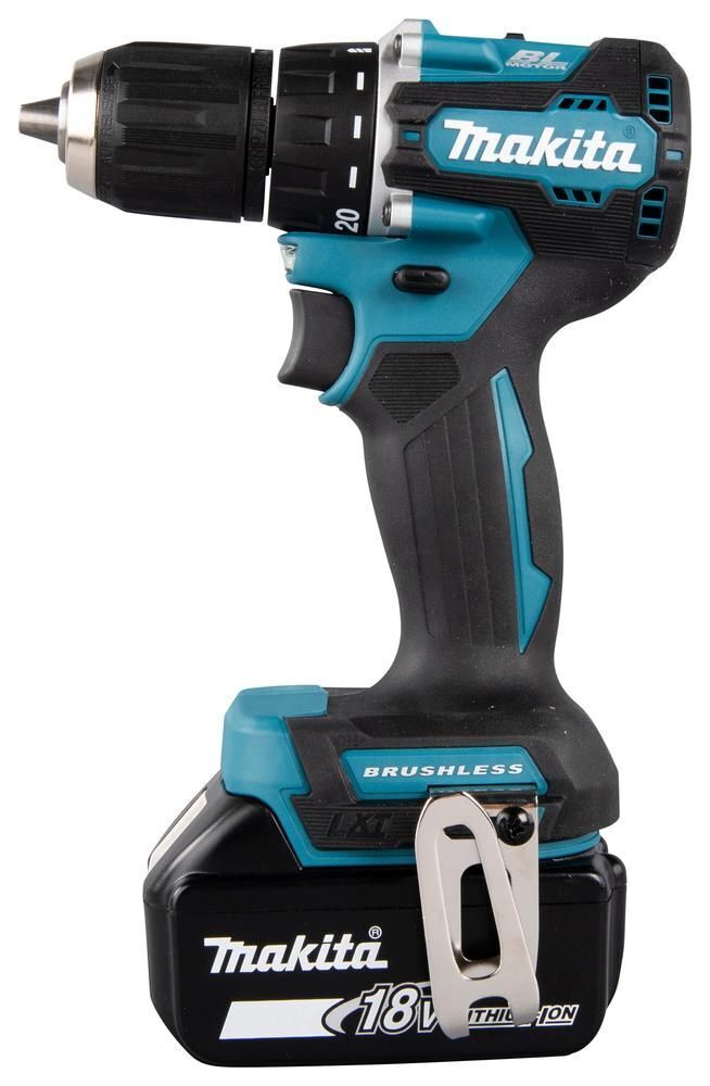 Makita DDF487RFE3 cacciavite elettrico e avvitatore a impulso 1700 Giri/min Nero, Blu, Acciaio