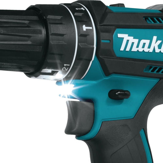 Makita DHP482RFX9 Akku-Schlagbohrschrauber 18V 1900 Giri/min Senza chiave 1,5 kg Nero, Verde