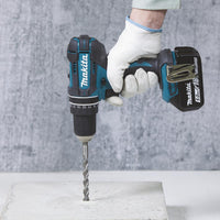 Makita DHP482RFX9 Akku-Schlagbohrschrauber 18V 1900 Giri/min Senza chiave 1,5 kg Nero, Verde