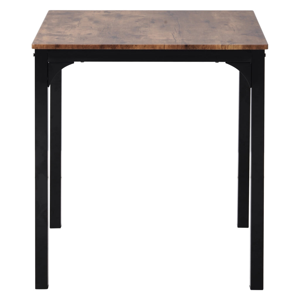 SET PRANZO 70x70x75 cm Marrone in metallo Set da 3 pezzi