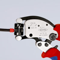 Knipex 97 53 19 pinza crimpatrice Nero, Blu, Rosso