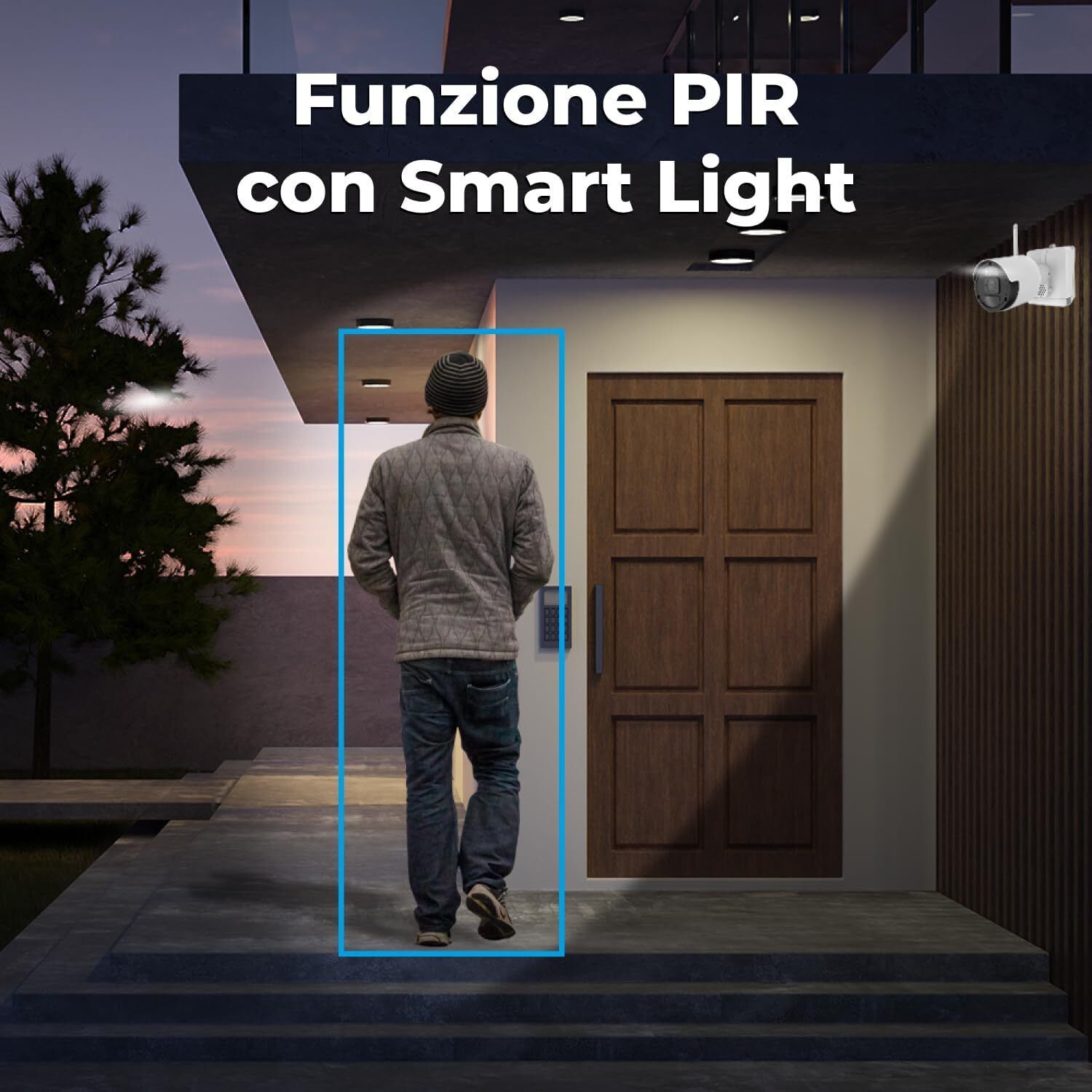 Isiwi KIT WIRELESS CONNECT AIR2 ISW-K2N8BFBTA4MP-2 GEN1 NVR 8 CANALI+ 2 TELECAMERE A BATTERIA DA 8