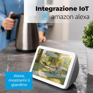 Isiwi KIT WIRELESS CONNECT AIR2 ISW-K2N8BFBTA4MP-2 GEN1 NVR 8 CANALI+ 2 TELECAMERE A BATTERIA DA 8