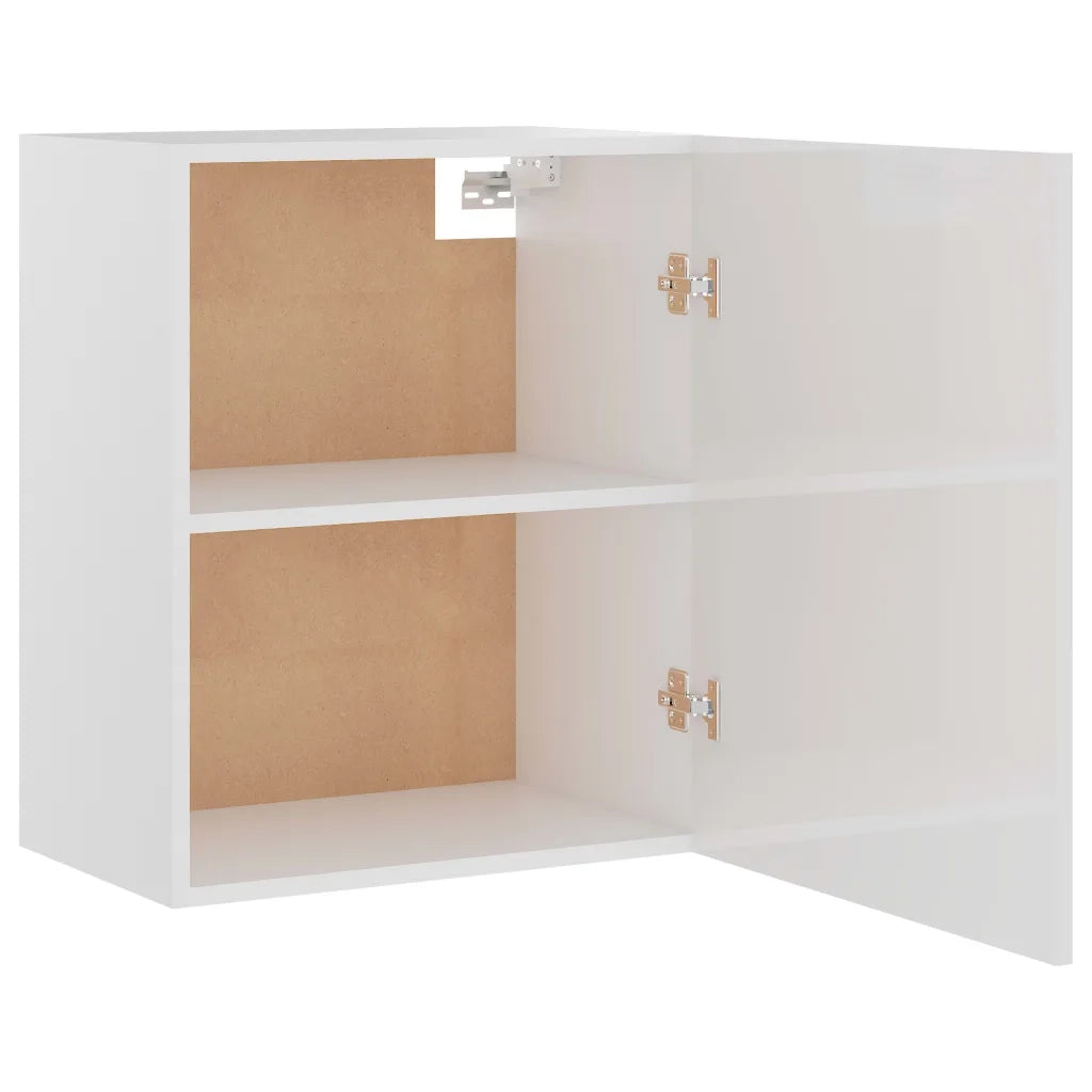 Mobile Pensile “Lyon” Bianco Lucido 50x31x60 cm 801265