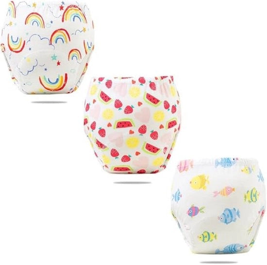 Set di pantaloncini per bambini - 3 pezzi - S - taglia 90 - adatto per bambini fino a 8,5 kg - vita 36 cm - gamba 20 cm - fianco 42 cm - lunghezza pantalone 20 cm - pantaloncini per bambini maschi e femmine - lavabili