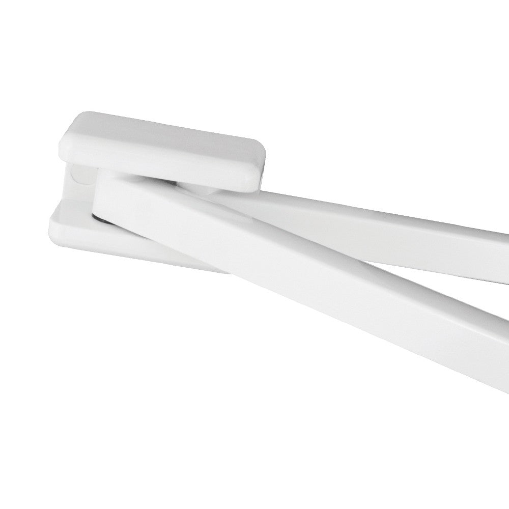 Porta salviette a snodo a muro - serie white