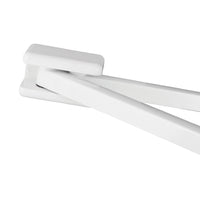 Porta salviette a snodo a muro - serie white