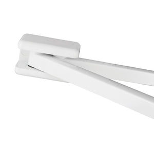 Porta salviette a snodo a muro - serie white