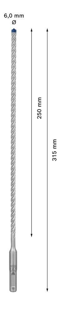 Bosch SDS plus-7X 1 pz