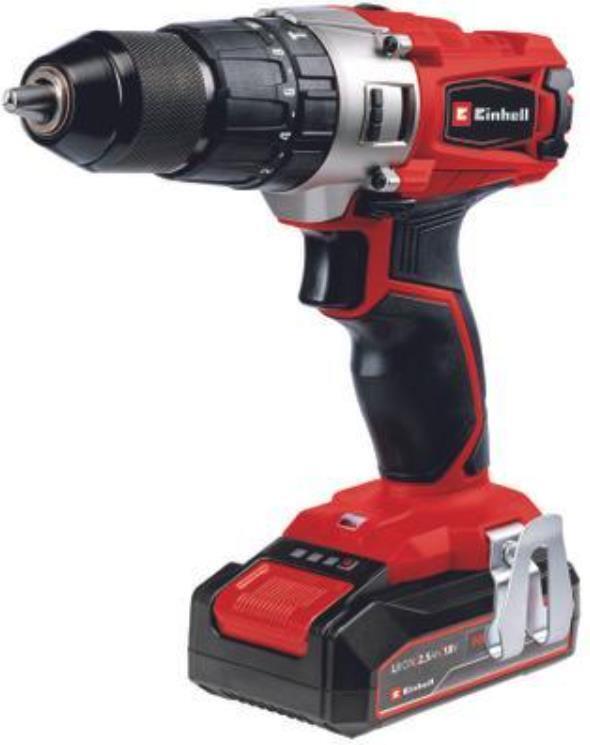 Einhell TE-CD 18/2 Li-i+22 1250 Giri/min 1,14 kg Nero, Rosso