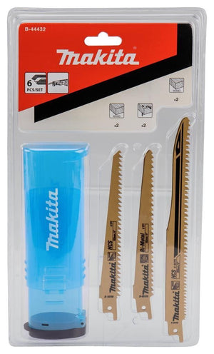 Makita B-44432 lama per sega a gattuccio, sega a traforo e sega universale Lama per seghetto alternativo 6 pz