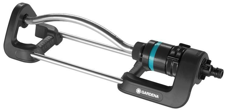 Gardena 18920-20 irrigatore Sistema di spruzzo d'acqua oscillante Nero, Argento