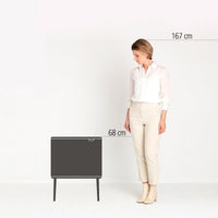 Brabantia Bo Touch Bin 33 L 3 cestello/i Beige