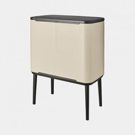 Brabantia Bo Touch Bin 33 L 3 cestello/i Beige