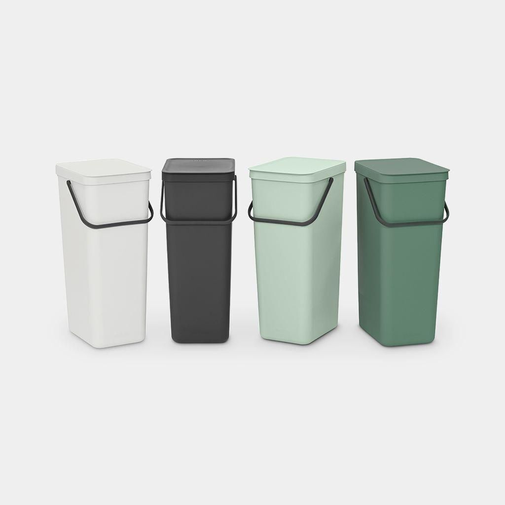 Brabantia Sort & Go 40 L Rettangolare Plastica Grigio chiaro