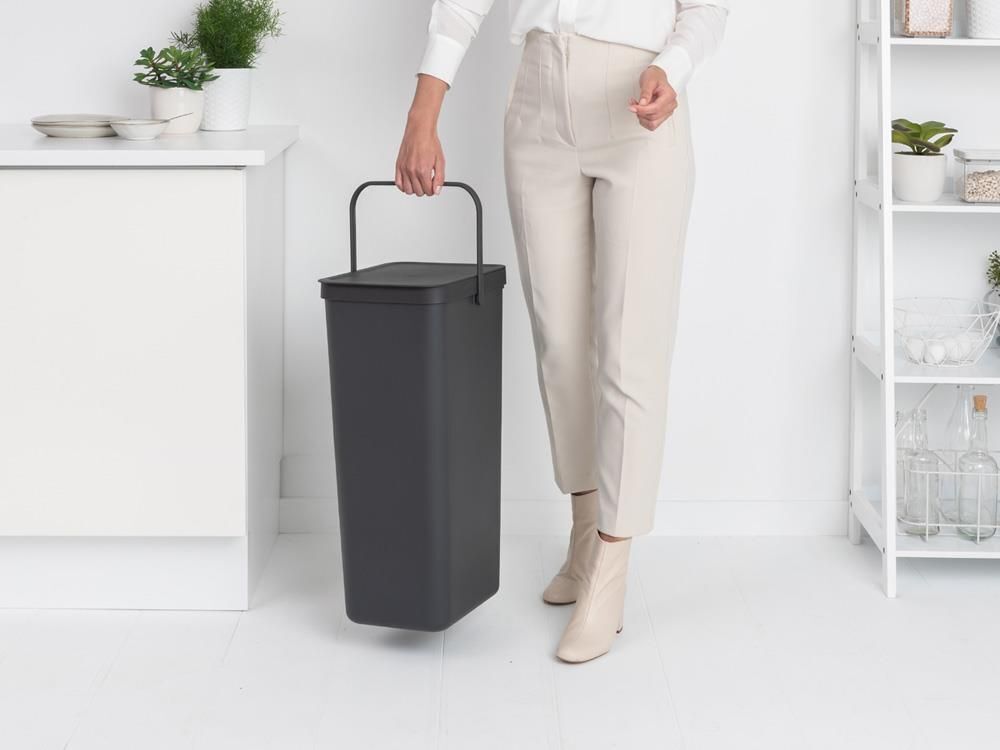 Brabantia SORT & GO RECYCLE BIN 40 L Rettangolare Grigio