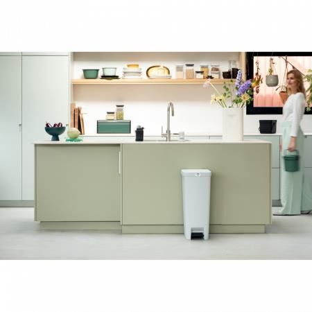 Brabantia 800009 bidone per la spazzatura 40 L Altro Grigio chiaro
