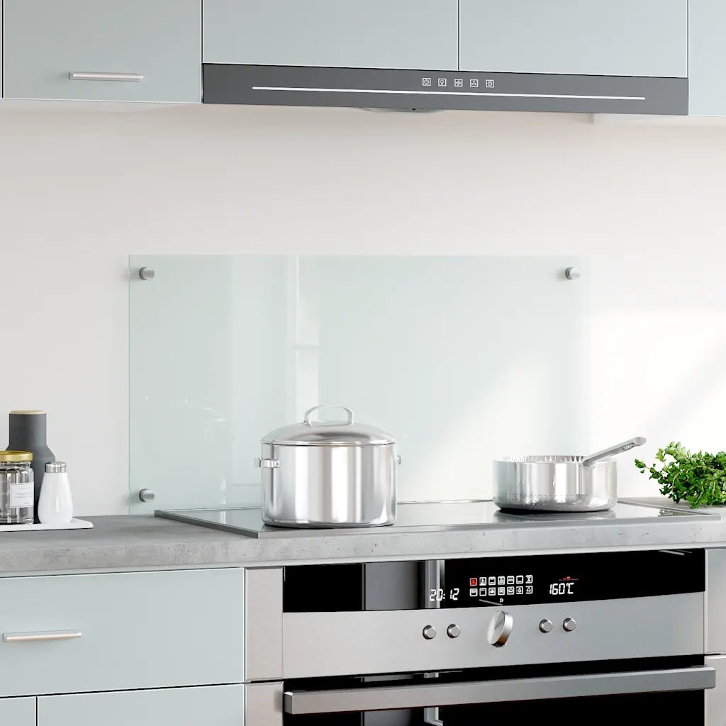 Paraschizzi per Cucina Trasparente 80x40 cm in Vetro Temperato CFW9276577