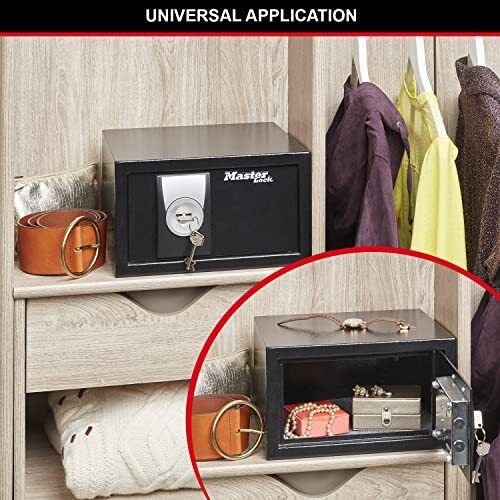 MASTER LOCK X031ML Cassetta di sicurezza portatile Acciaio Nero