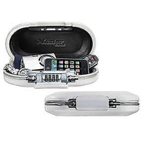 MASTER LOCK 5900EURDWHT cassaforte Cassetta di sicurezza portatile Acrilonitrile butadiene stirene (ABS) Metallico, Bianco