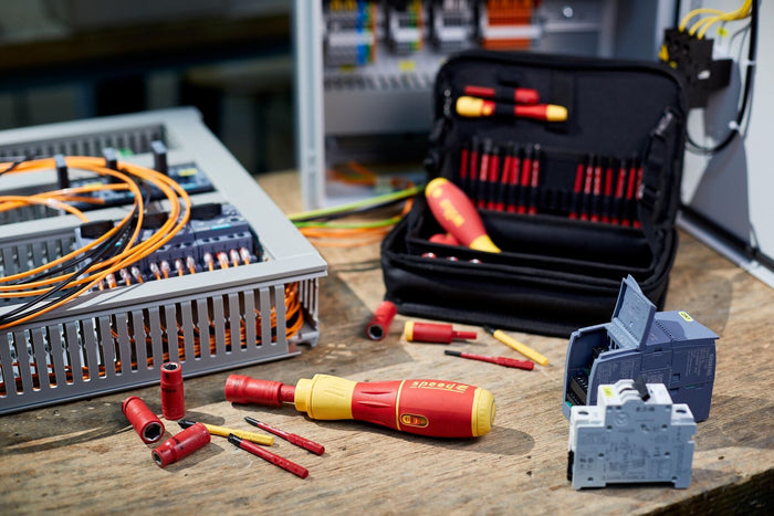 Wiha 44318 cacciavite elettrico e avvitatore a impulso Rosso, Giallo