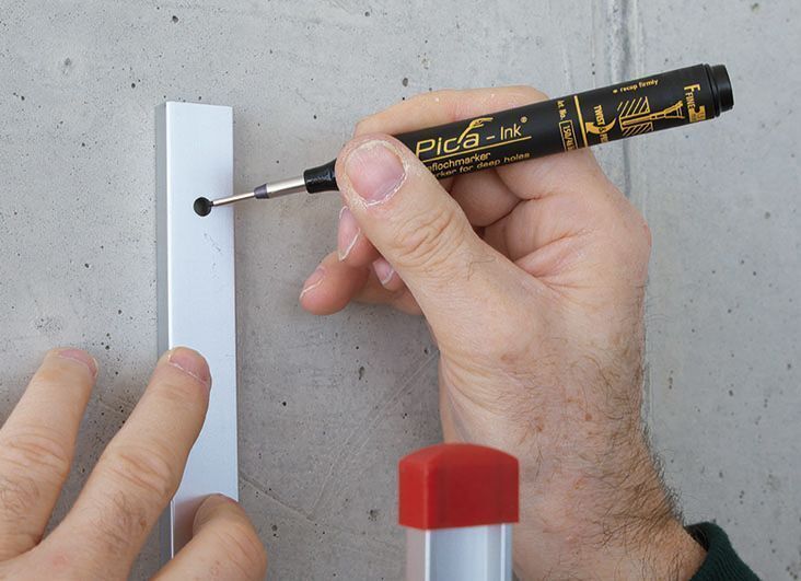 Pica INK Marcatore per Fori Profondi Blu SB