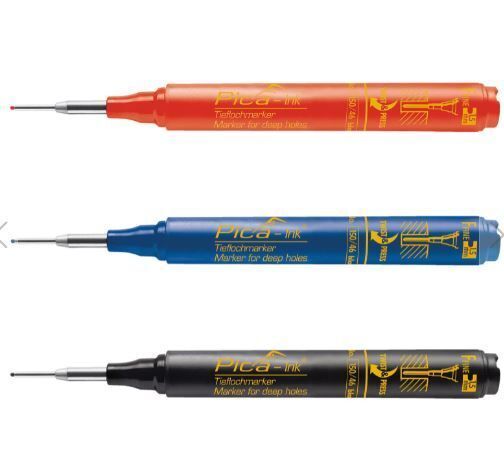 Pica INK Marcatore per Fori Profondi Blu SB