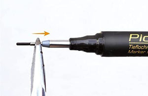 Pica INK Marcatore per Fori Profondi Rosso SB