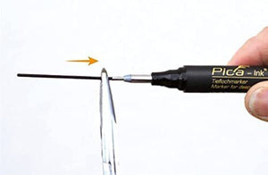 Pica INK Marcatore per Fori Profondi Rosso SB