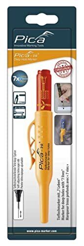 Pica INK Marcatore per Fori Profondi Rosso SB