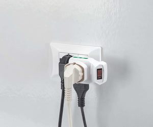 FANTON 87317 adattatore per presa di corrente Tipo L (IT) Tipo L (IT) + Tipo F Bianco