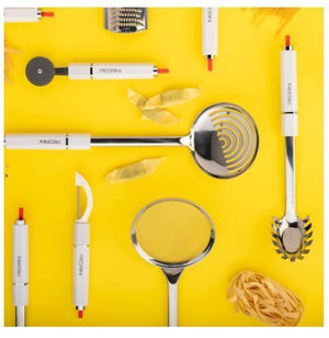 Pedrini Taglia Pasta Lillo Stile Rotella Inox Lucido e Bianco