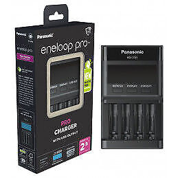 Panasonic Eneloop LCD PRO Caricabatterie BQ-CC65 ERP senza Batteria