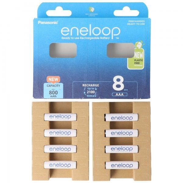 Panasonic BK-4MCDE/8BE batteria per uso domestico Batteria ricaricabile Mini Stilo AAA