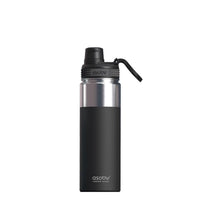 Asobu Alpine Flask Trekking 530 ml Acciaio inossidabile Nero