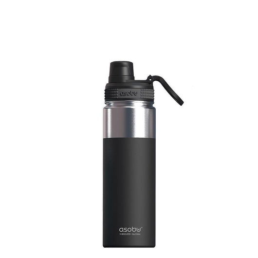 Asobu Alpine Flask Trekking 530 ml Acciaio inossidabile Nero