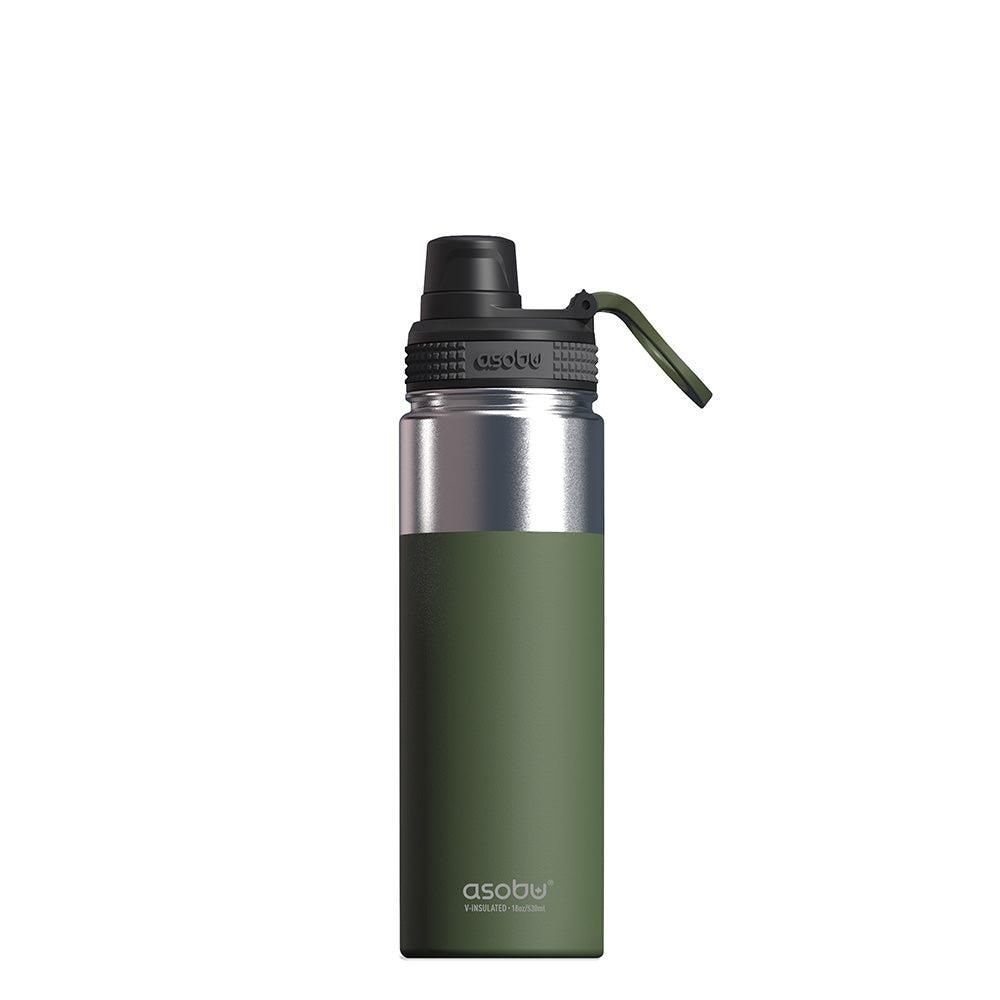 Asobu Alpine Flask Trekking 530 ml Acciaio inossidabile Verde