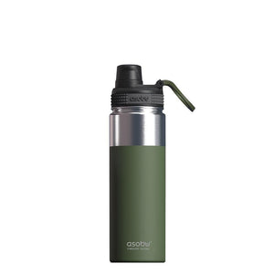 Asobu Alpine Flask Trekking 530 ml Acciaio inossidabile Verde