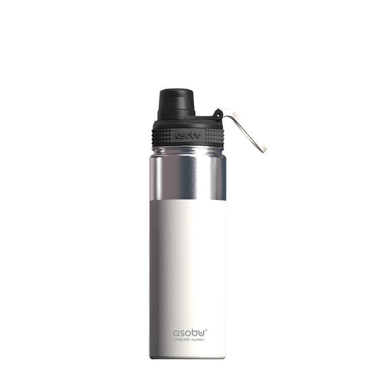 Asobu Alpine Flask Trekking 530 ml Acciaio inossidabile Bianco