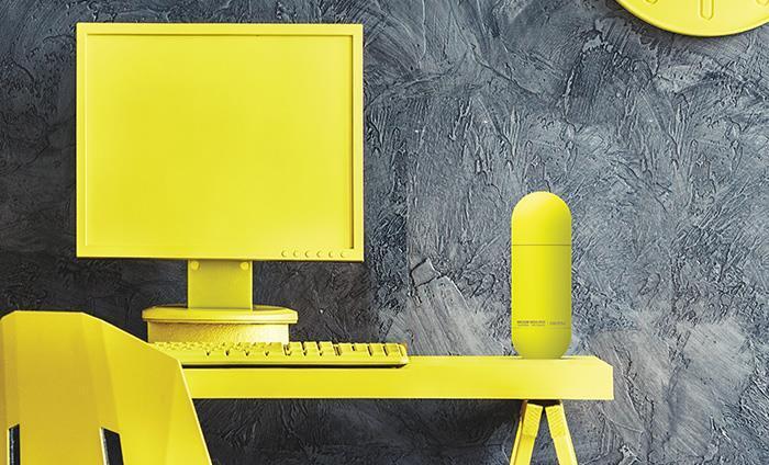 Asobu Orb Uso quotidiano 430 ml Acciaio inossidabile Giallo