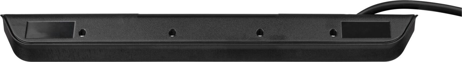 Brennenstuhl 1153590610 prolunghe e multiple 2 m 6 presa(e) AC Interno Nero, Argento