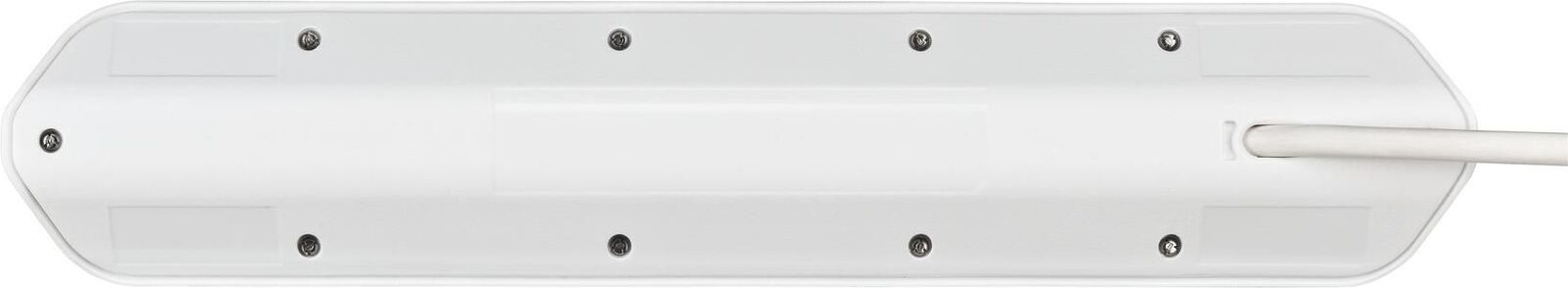 Brennenstuhl 1153590620 prolunghe e multiple 2 m 6 presa(e) AC Interno Argento, Bianco
