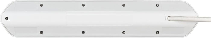 Brennenstuhl 1153590620 prolunghe e multiple 2 m 6 presa(e) AC Interno Argento, Bianco
