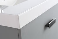 Mobile Bagno Sospeso 130 cm Lavabo e Specchio Agata