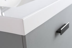 Mobile Bagno Sospeso 130 cm Lavabo e Specchio Agata