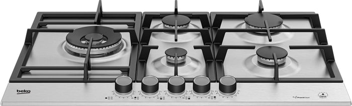 Beko HIAL75226SXE Acciaio inossidabile Da incasso 75 cm Gas 5 Fornello(i)