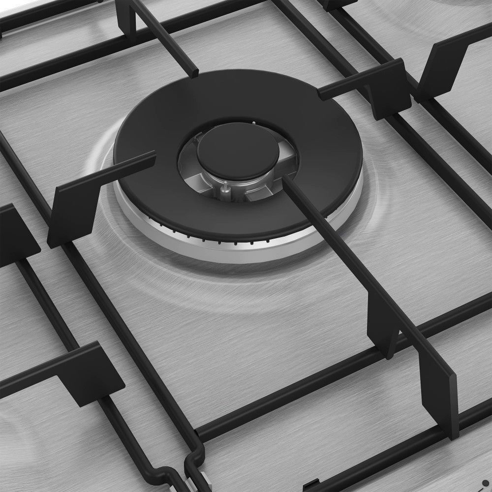 Beko HIAW75224SXE Acciaio inox Da incasso 60 cm Gas 4 Fornello(i)