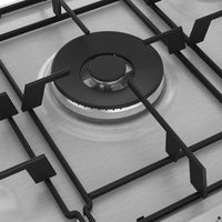 Beko HIAW75224SXE Acciaio inox Da incasso 60 cm Gas 4 Fornello(i)