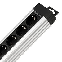 Rev Presa Multipla 6 Ingressi 2.4mt Supraline con Interruttore Argento