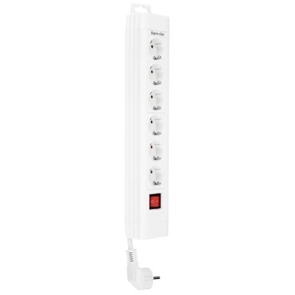 REV 14612113 prolunghe e multiple 2,4 m 6 presa(e) AC Interno Bianco
